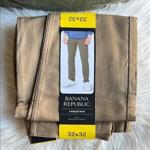 Banana Republic Men's Tan 5 Pocket Pants